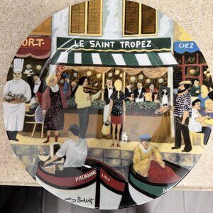 GBC Guy Buffet Collection "Le Saint Tropez" Dinner Plate